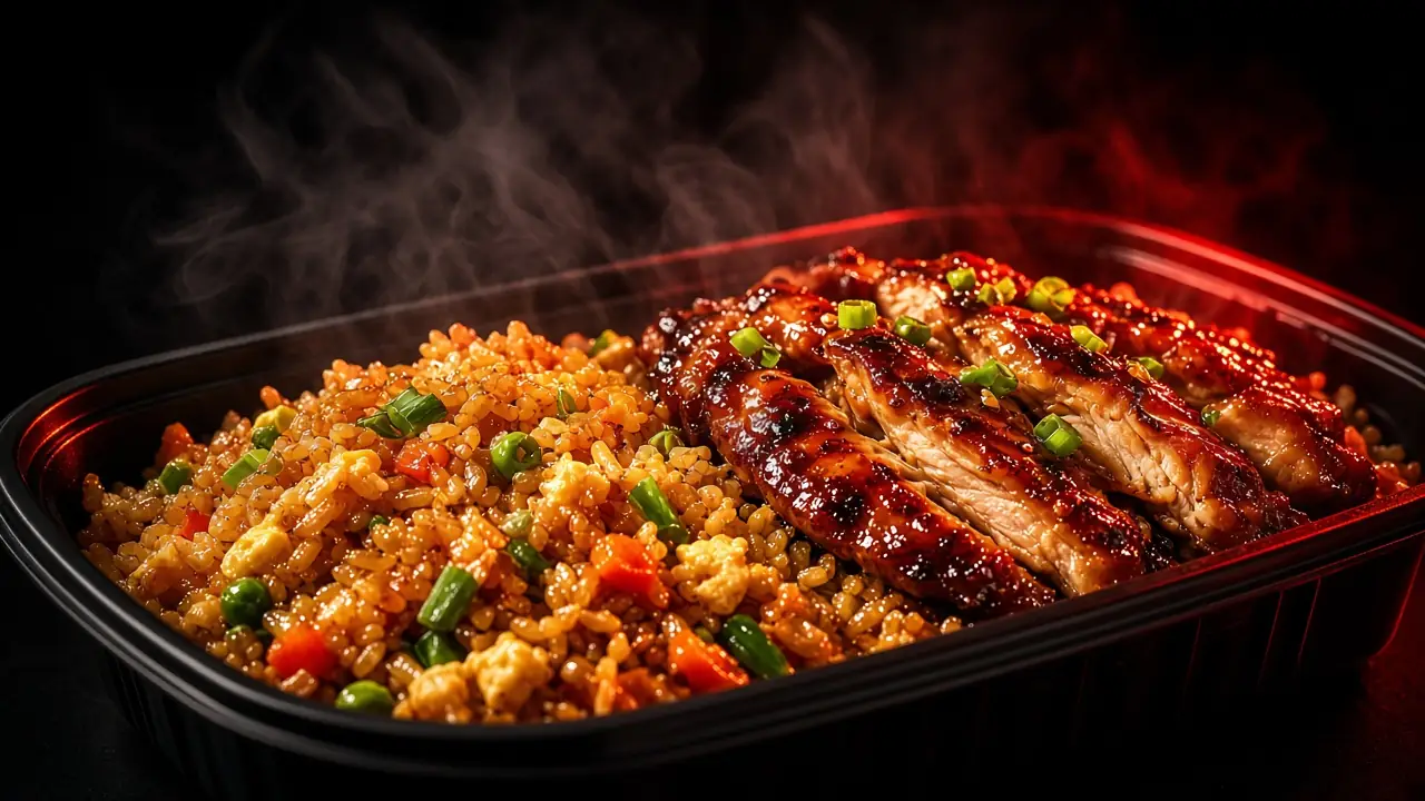 Illustrative image: hibachi fried rice